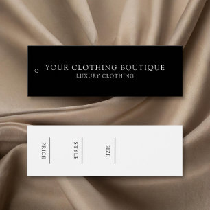 Etiqueta de colchón Minimalista moderna de ropa de
