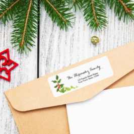 Etiqueta de Colección Merry Berry Navidad Noel