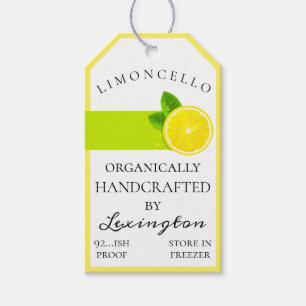 Etiqueta de colector de frasco de Limoncello de mo