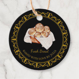 Etiqueta de colgado de pan casero vintage