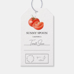 Etiqueta de colgado de tomate