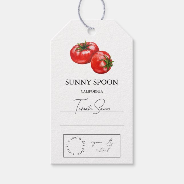 Etiqueta de colgado de tomate (Anverso)
