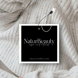 Etiqueta de colgador de logotipo moderno