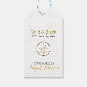 Etiqueta de colgador de productos modernos de jabó