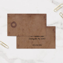 Etiqueta de colgante de café primitivo