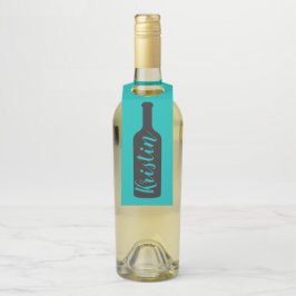 Etiqueta de colgante de etiqueta de regalo de bote