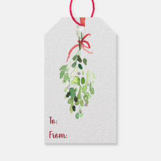 Etiqueta de colgar de Mistletoe