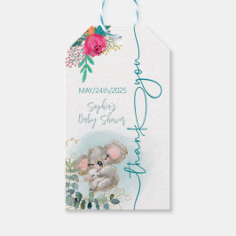 Etiqueta de colgar para Baby Shower colección Koal