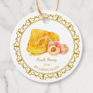Etiqueta de colmena de miel de abeja de miel de co