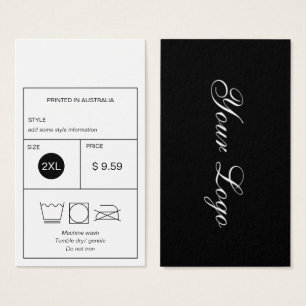 Etiqueta de coloración de precio de ropa de logoti