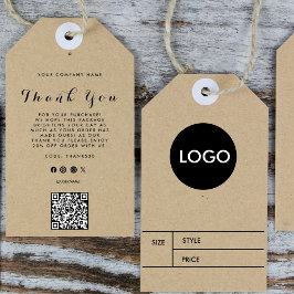 Etiqueta de colza de código QR de precio de logoti