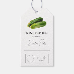 Etiqueta de colza Zucchini