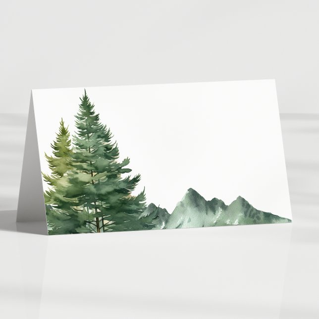 Etiqueta de comida bufé Baby Shower para el bosque (Subido por el creador)