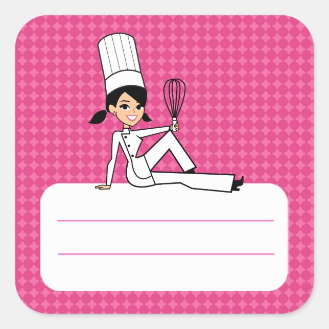 Etiqueta de comida de cocina personalizado (Anverso)