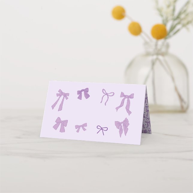 Etiqueta de comida de fiesta temática Coquette Pur (Anverso)