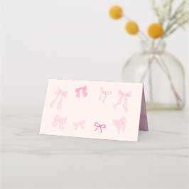 Etiqueta de comida de fiesta temática de Coquette 