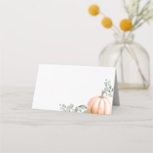 Etiqueta de comida de pequeña calabaza • Tarjeta d