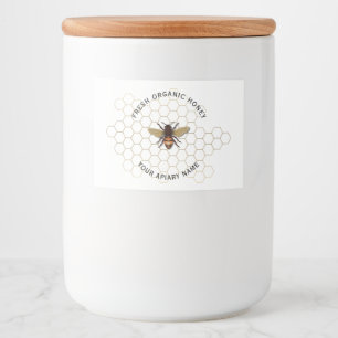 Etiqueta de comida para abejas