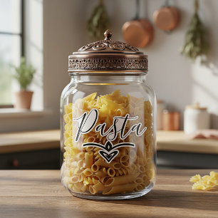 Etiqueta de comida personalizada