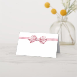 Etiqueta de comida Rubor de Coquette rosa o tarjet
