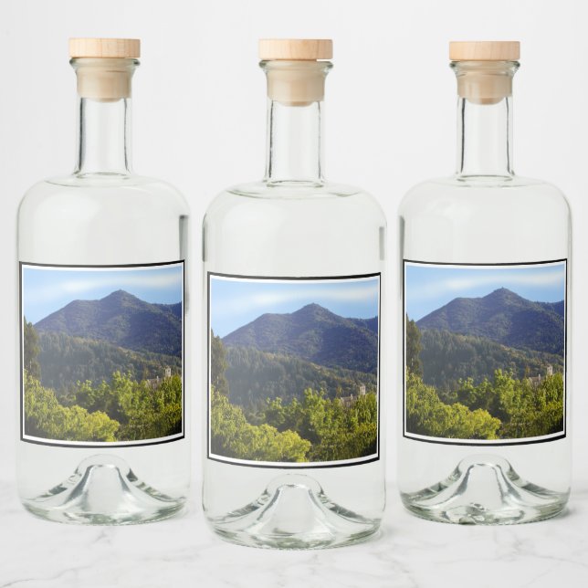 Etiqueta de comida y bebida Set Mt Tamalpais Churc (Botellas)