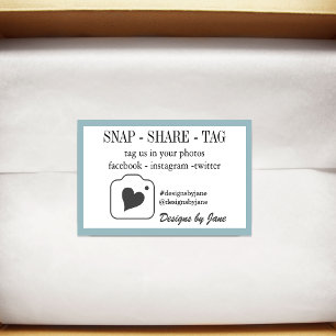 Etiqueta de Compartir Snap para Pequeñas Empresas