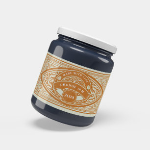 Etiqueta de Conserva de Mermelada Retro Vintage