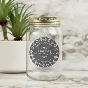 Etiqueta De Conserva Hecha A Mano Con Amor