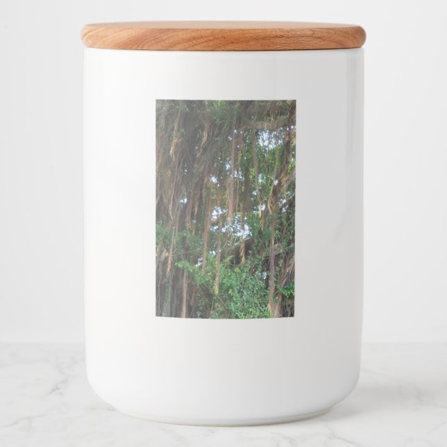 Etiqueta de contenedor de alimentos para manglares (Anverso)