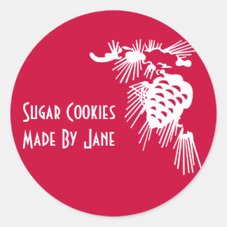 Etiqueta de cookie de vacaciones