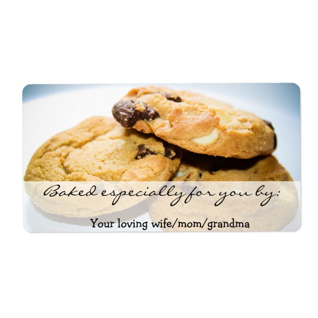 Etiqueta de cookie personalizada (Frente)
