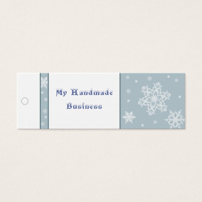 Etiqueta de copo de nieve (Frente)