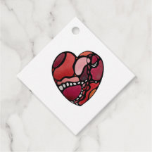 Etiqueta de corazón