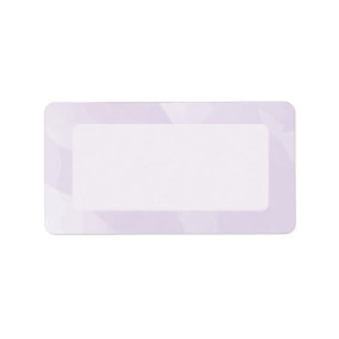 Etiqueta de correo acuarela, lavanda