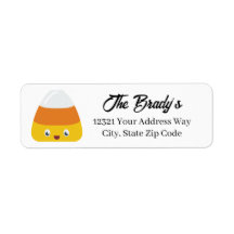 Etiqueta de correo de la dirección de retorno de C