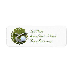 Etiqueta de correo Golfing