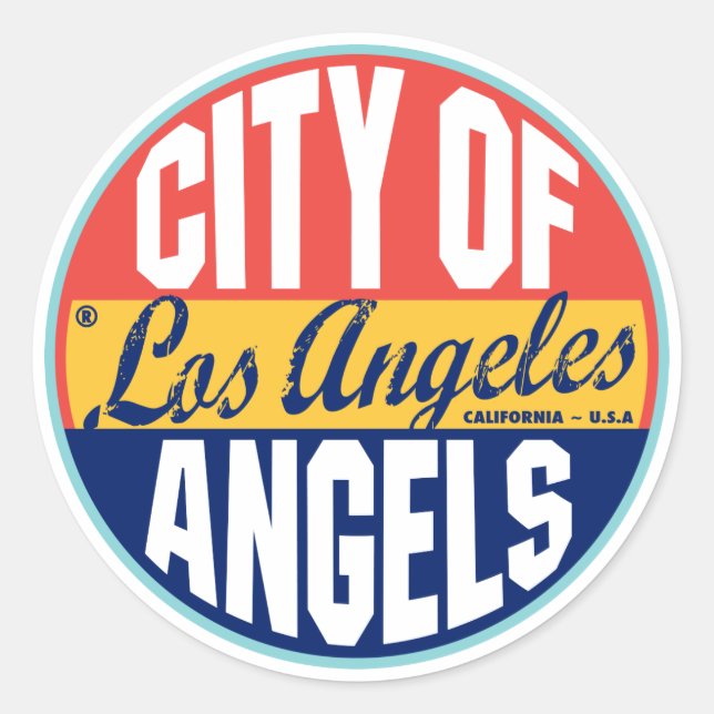 Etiqueta de cosecha de Los Ángeles (Anverso)