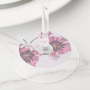 Etiqueta de cristal de vino Boda