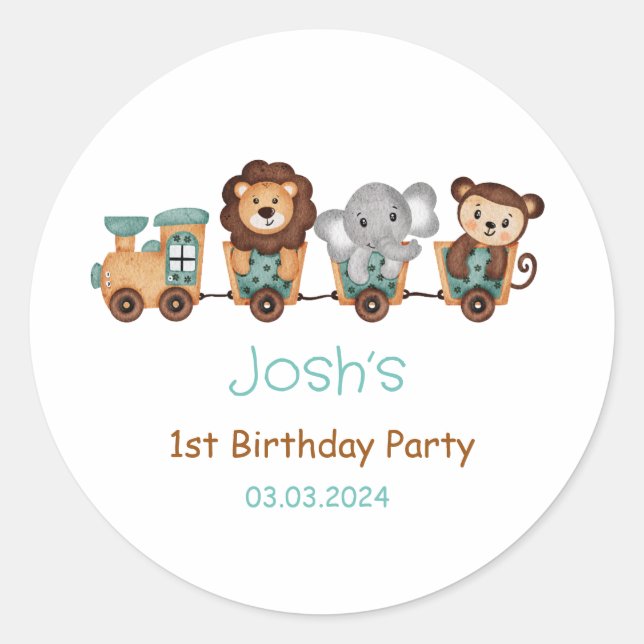 Etiqueta de cumpleaños de TODOS los niños de la Fi (Anverso)