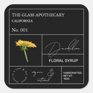 Etiqueta de Dandelion apothecary