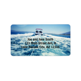 Etiqueta de deportes acuáticos