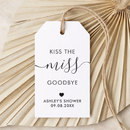 Etiqueta de Despedida de Soltera Kiss the Miss Goo