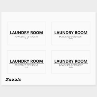 Etiqueta de detergente para lavado- Polvo (para gr