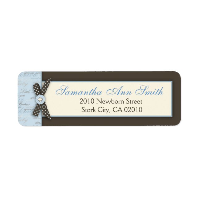 Etiqueta de devolución BLU de Toes Adolescentes (Frente)