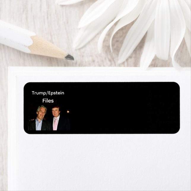 Etiqueta de devolución de archivos Trump/Epstein (In situ)