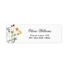 Etiqueta de devolución de despedida de soltera con