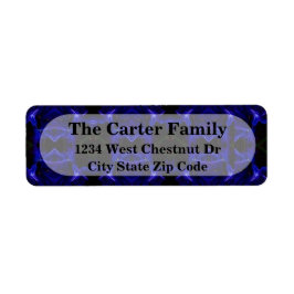 Etiqueta de devolución de dirección de oficina en