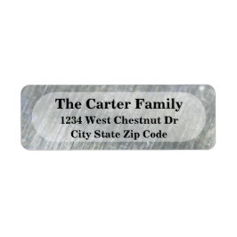 Etiqueta de devolución de dirección de oficina met