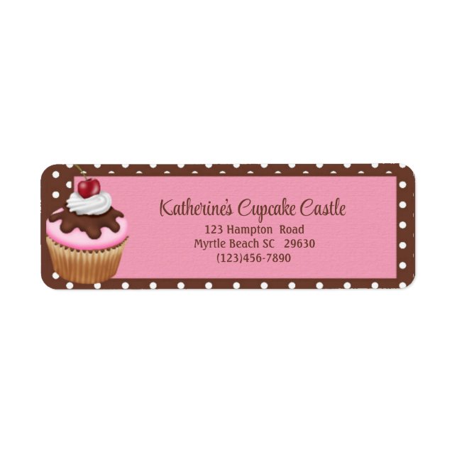 Etiqueta de devolución de panadería (Frente)