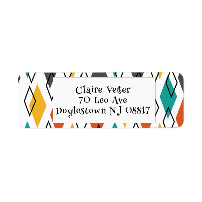 Etiqueta de diamantes para siempre (Frente)